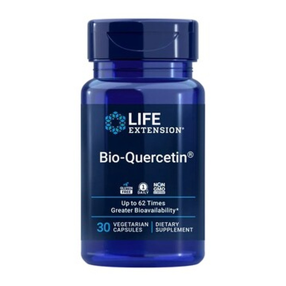Life Extension Bio-Kwercetyna Suplement na Odporność i Zdrowie Serca 30 Kapsułek Roślinnych