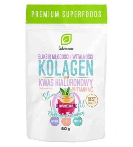 Intenson Kolagen z Witaminą C i Kwasem Hialuronowym 60g