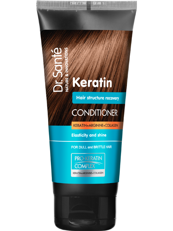 Dr. Sante Keratin Hair Rebuilding Conditioner for Brittle and Dull Hair 200ml