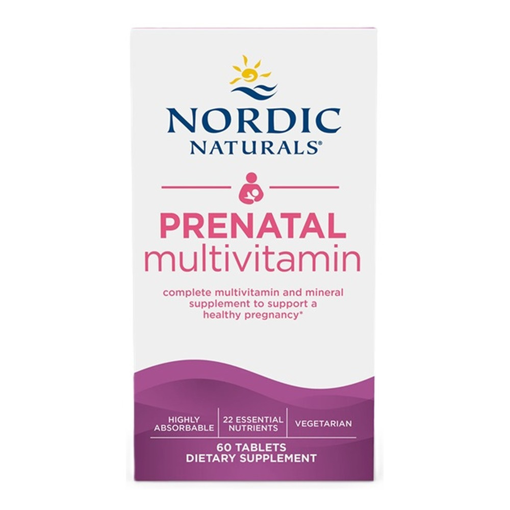 Nordic Naturals Prenatal Multivitamin For Pregnant Women 60 Tablets