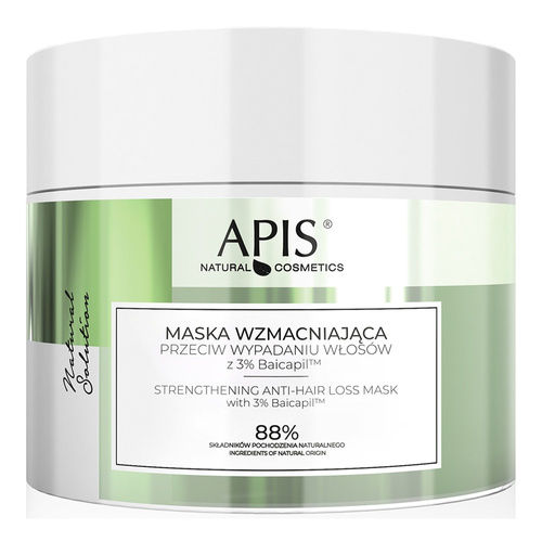 Apis Natural Solution Maska Wzmacniająca z Baicapil™ dla Włosów Osłabionych z Tendencją do Wypadania 200ml