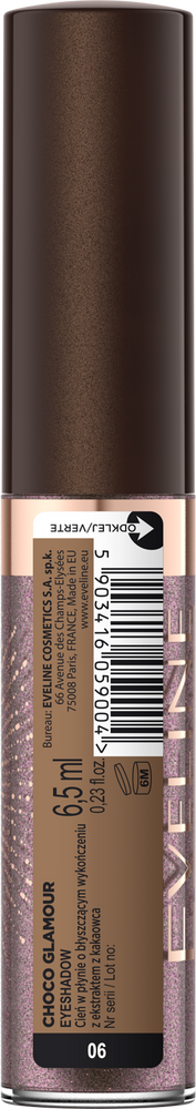 Eveline Choco Glamor Waterproof Liquid Eyeshadows No. 06 6.5ml