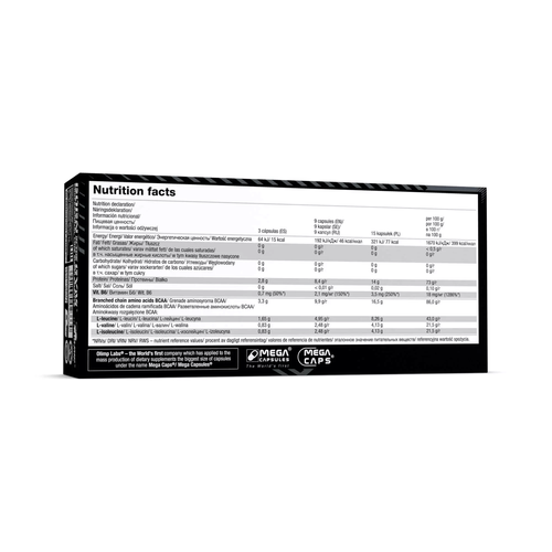 Olimp BCAA 1100 Mega Caps 120 Capsules