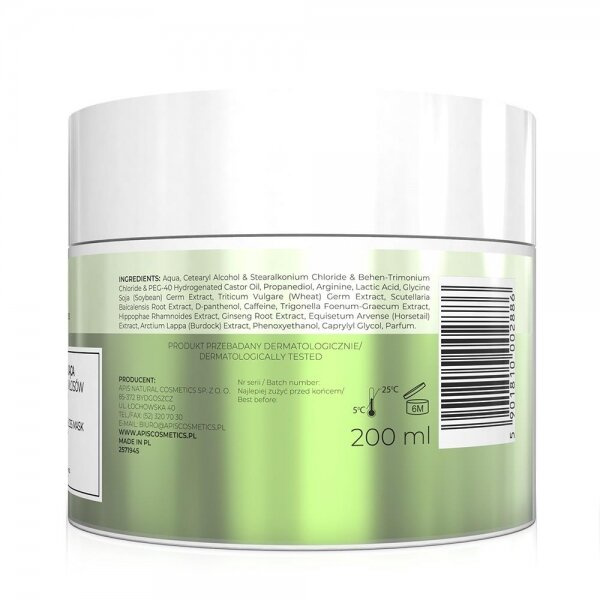 Apis Natural Solution Maska Wzmacniająca z Baicapil™ dla Włosów Osłabionych z Tendencją do Wypadania 200ml