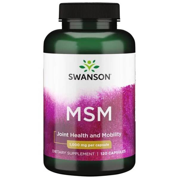 Swanson MSM 1000mg 120 Kapsułek
