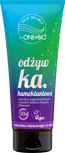 OnlyBio Hair Balance Humectant Conditioner with Natural Vegan Formula for Dry Hair 200ml