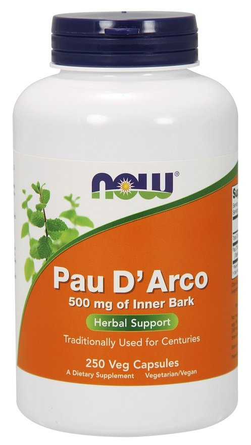 Now Foods Pau D'Arco 500mg 250 Capsules