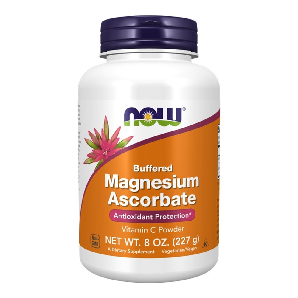 NOW Foods Askorbinian Magnezu Proszek 227g