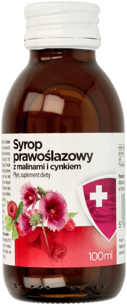 Aflofarm Syrop Prawoślazowy z Malinami 100ml