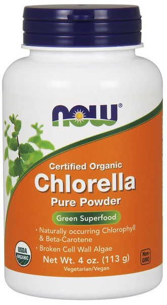 NOW Foods Chlorella Czysty Proszek 113g