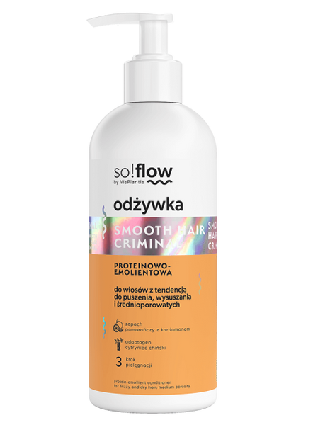 So!Flow by Vis Plantis Odżywka Proteinowo-Emolientowa do Włosów z Tendencją do Puszenia 300ml