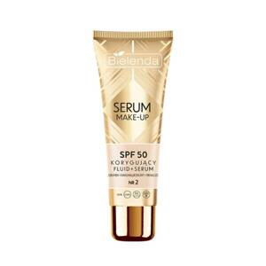 Bielenda Serum Make-Up Korygujący Fluid+Serum SPF50 dla każdego Rodzaju Skóry Nr 2 Natural Beige 30g