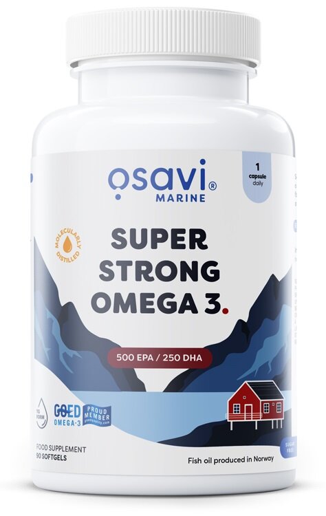 Osavi Super Mocne Omega 3 500 EPA / 250 DHA 90 kapsułek na serce i mózg