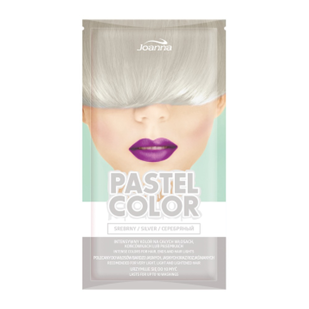 Joanna Pastel Color Szamponetka Koloryzująca Srebrny 35g