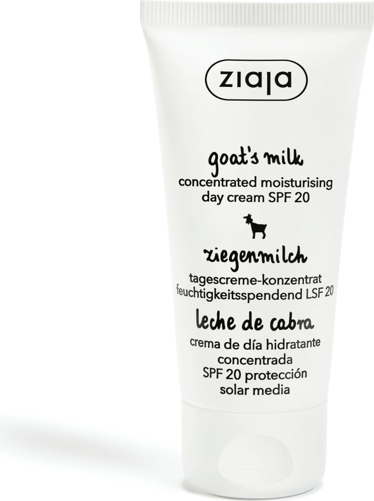 Ziaja Goat Milk Moisturizing Face Cream SPF 20 UVB + UVA for Dry Skin 50ml