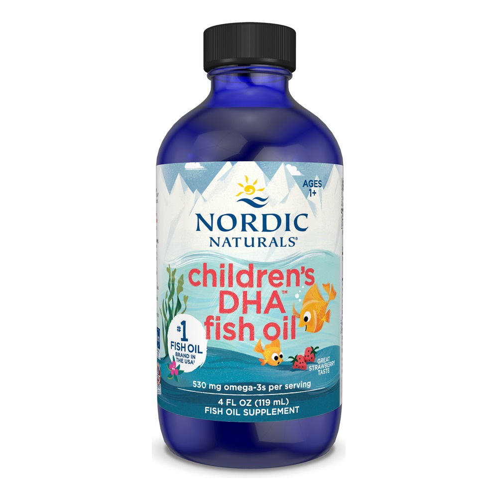 Children's DHA, 530mg Omega-3 Strawberry (EAN 768990891281) - 119 ml.