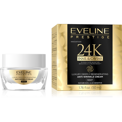 Eveline Prestige 24k Anti-wrinkle Snail&Caviar Night Cream 50ml