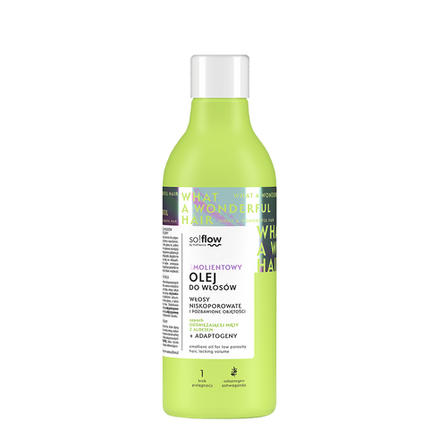 So!Flow Emolientowy Olej do Włosów Niskoporowatych i Pozbawionych Objętości 150ml Best Before 17.12.26