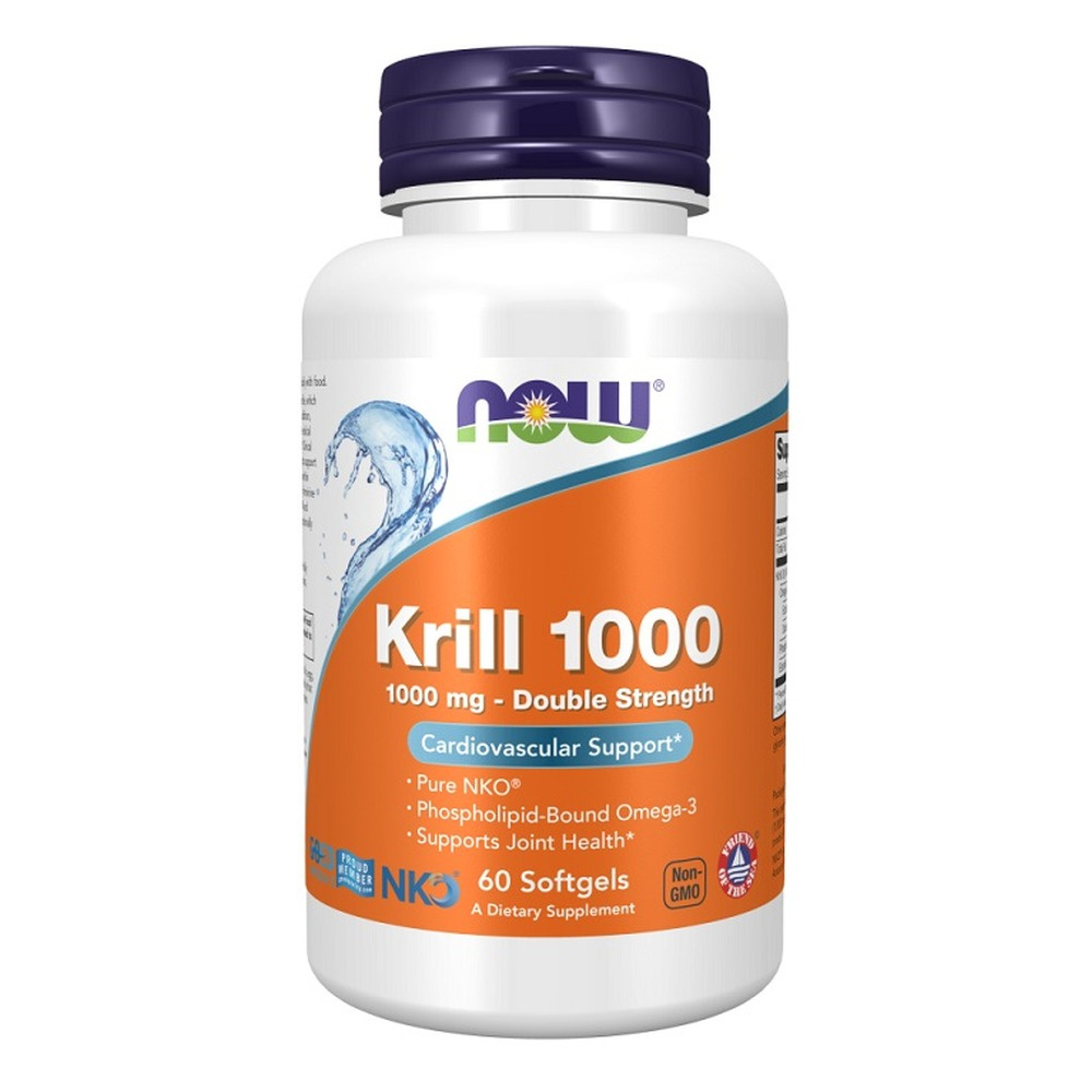 Krill Oil, 1000mg Double Strength - 60 softgels