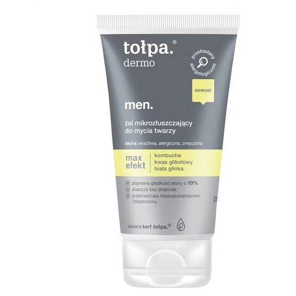 Tolpa Dermo Men Max Effect Micro-Exfoliating Face Wash Gel 150ml