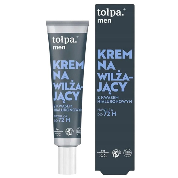 Tolpa Men Nawilżający krem z kwasem hialuronowym dla skóry wrażliwej 40ml