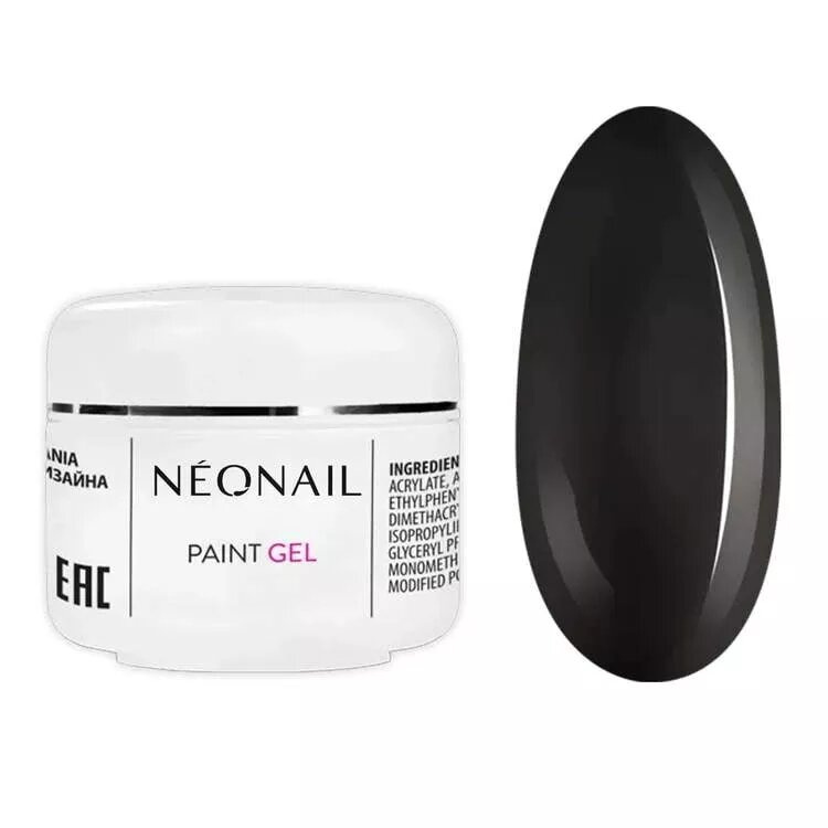 NeoNail UV/LED Paint Gel Black 5ml