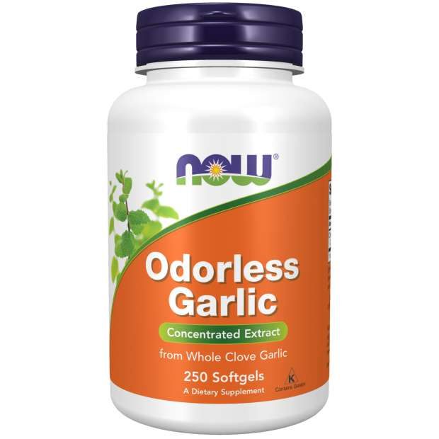 Now Foods Odorless Garlic Czosnek Bezzapachowy 250 Kapsułek
