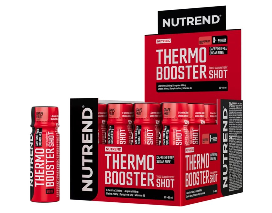 Nutrend Thermobooster Shot Grapefruit a Metabolism Booster for Fat Metabolism 20 x 60ml