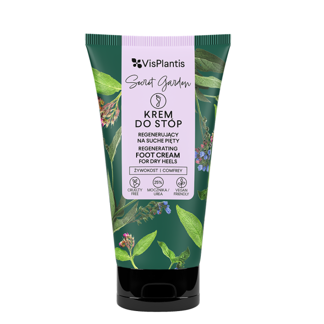 Vis Plantis Regenerujący Krem do Stóp z Żywokostem i Mocznikiem na Suche Pięty 75ml