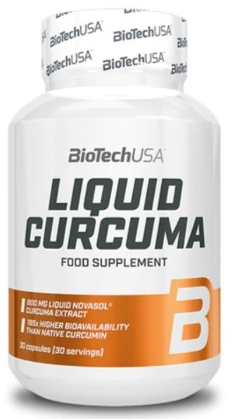 BioTechUSA Liquid Curcuma with Vitamin D High Bioavailability 30 Capsules