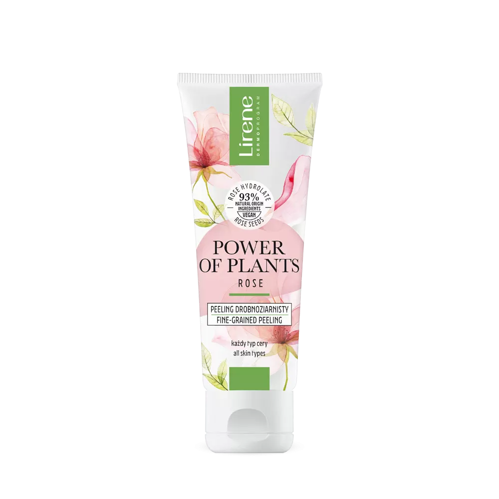 Lirene Power Of Plantis Peeling Drobnoziarnisty Róża 75ml