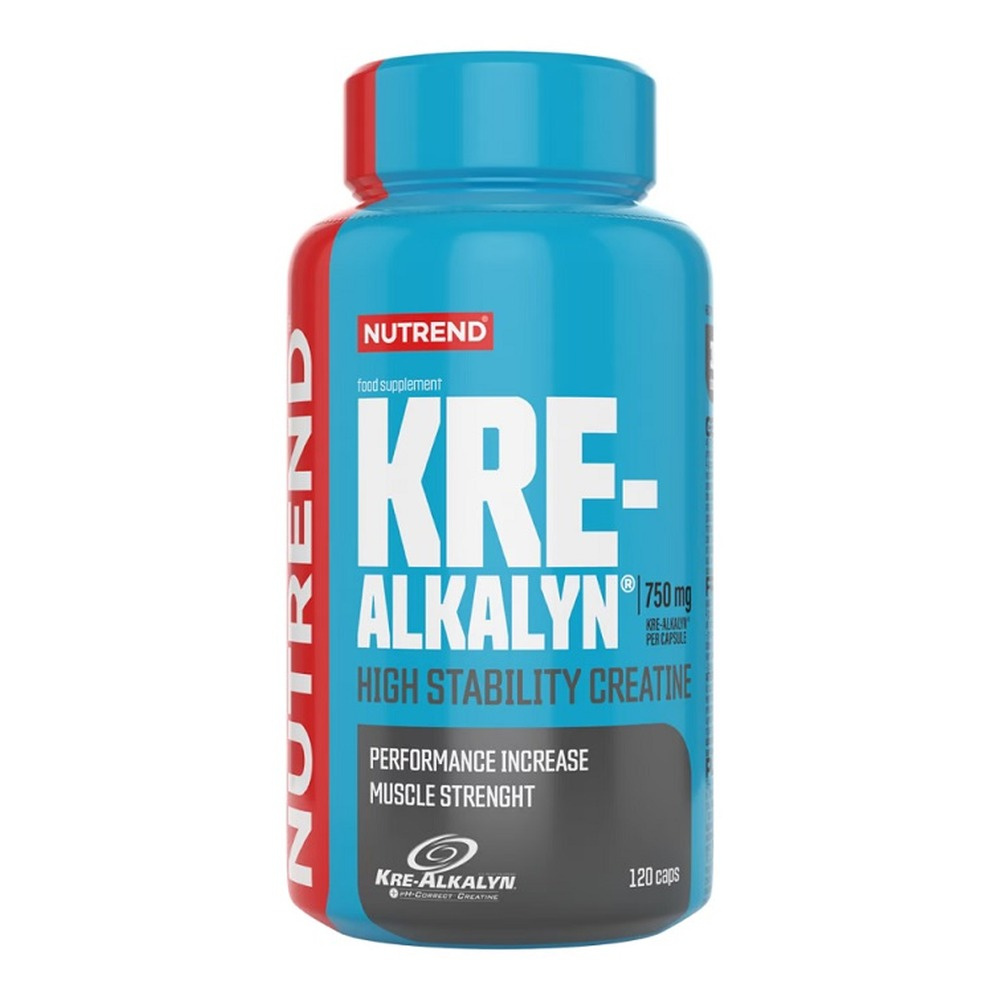 Nutrend Kre-Alkalyn 750mg Kreatyna Buforowana na Siłę i Wydajność 120 Kapsułek