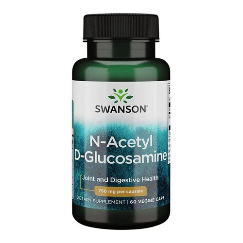 Swanson N-Acetyl D-Glucosamine 750mg 60 Kapsułek