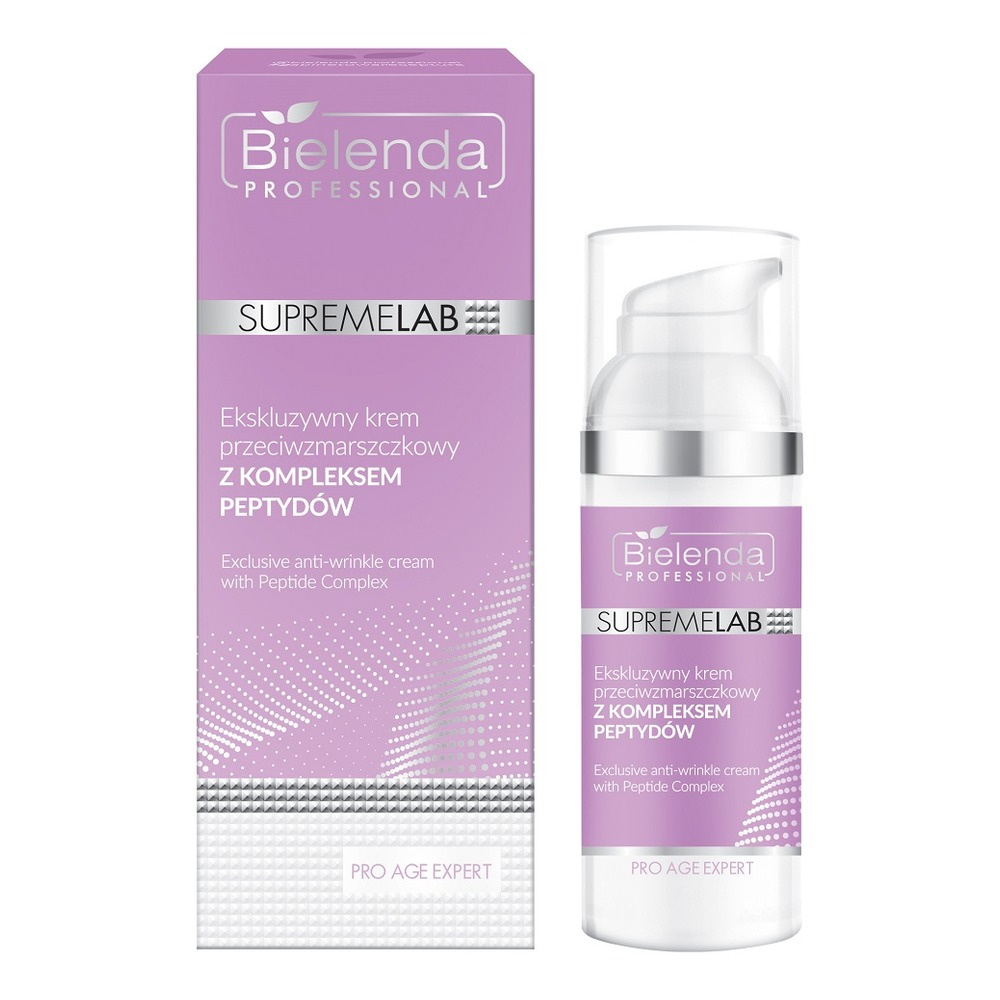 Bielenda Professional Supremelab Pro Age Expert Ekskluzywny Krem ​​Przeciwzmarszczkowy z Kompleksem Peptydów 50ml