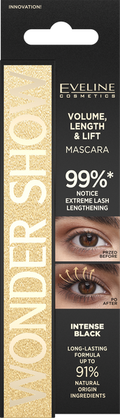 Eveline Wonder Show Tusz Ekstremalnie Wydłużający Rzęsy 7ml