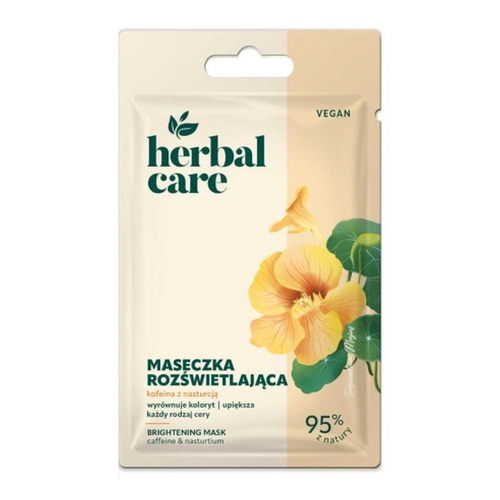 Farmona Herbal Care Rozświetlająca Maseczka Kofeina i Nasturcja dla każdego Rodzaju Skóry 7g