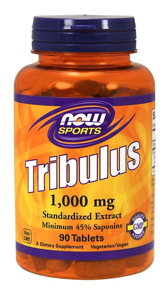 Now Foods Tribulus 1000mg Wsparcie Zdrowia Mężczyzn 90 Tabletek