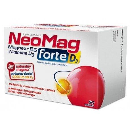 NeoMag Forte D3 Reduce Tiredness and Fatigue 50 Tablets
