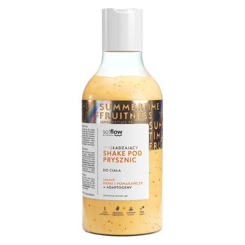 So!Flow by Vis Plantis Wygładzający Shake pod Prysznic Papaja i Pomarańcza 400ml