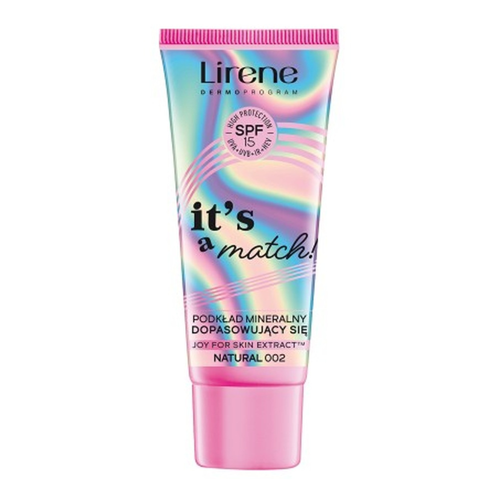 Lirene It's a Match! Podkład Mineralny Dopasowujący się SPF15 Nr 002 Natural 30ml