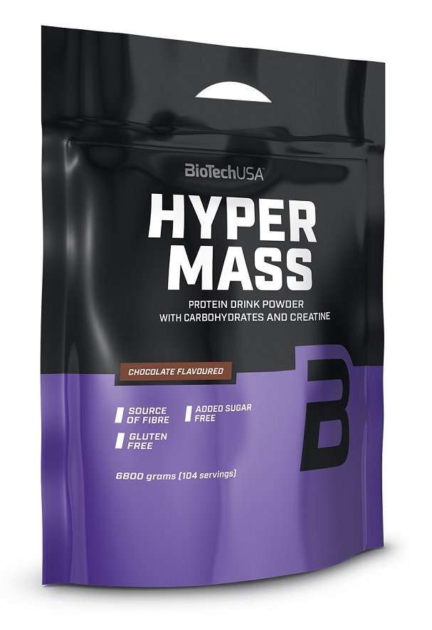 BioTechUSA Hyper Mass Gainer na Masę z Kreatyną Na Wzrost Masy Mięśniowej 6800g