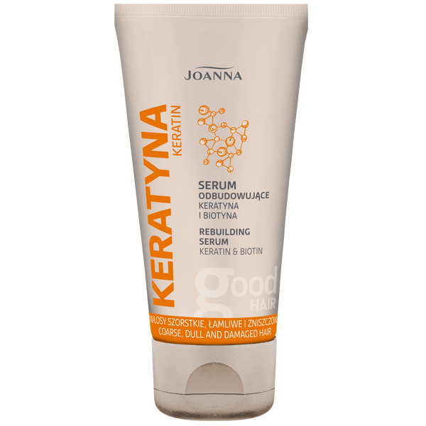 Joanna Odbudowujące Serum z Keratyną do Włosów Szorstkich Matowych i Zniszczonych 50g