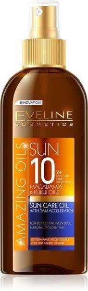 Eveline Amazing Oils Sun Care Tanning Accelerator Oil with SPF 10 150ml