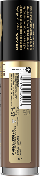 Eveline Wonder Match Bronzer Liquid No. 02 4.5ml
