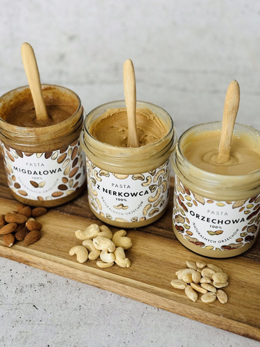 Młyn Kopytowa Skarby Młyna 100% Naturalna Pasta Migdałowa 300g