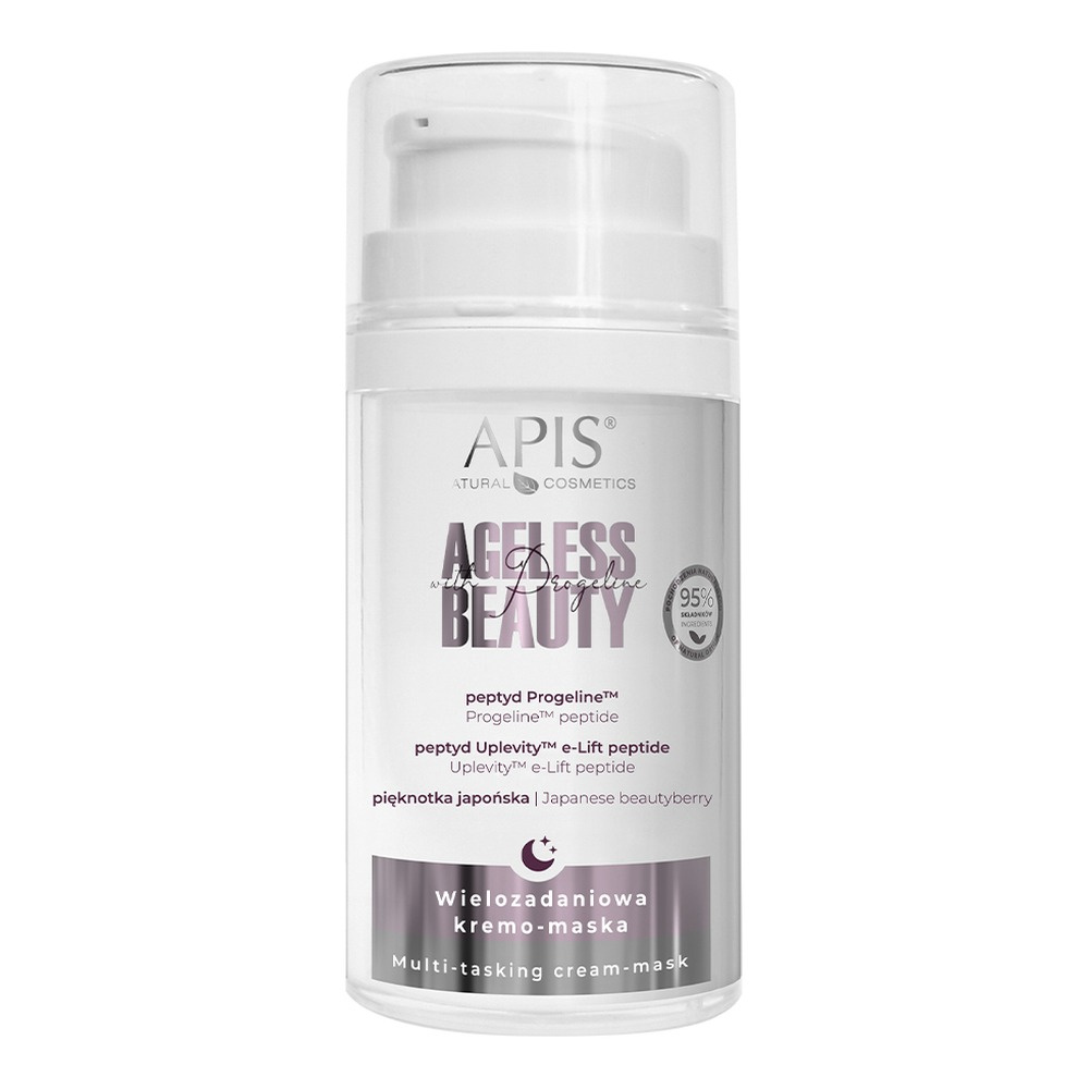 Apis Ageless Beauty Wielozadaniowa Kremo-Maska z Progeliną na Noc 50ml