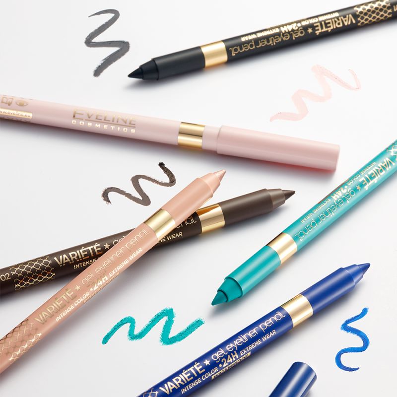 Eveline Variete Waterproof Gel Eyeliner Pencil No. 06 Champagne 1 Piece