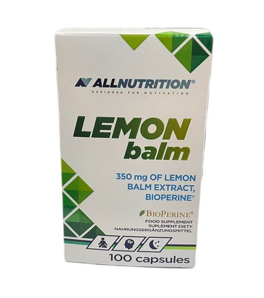 Allnutrition Lemon Balm 350mg Lemon Balm Extract 100 Capsules