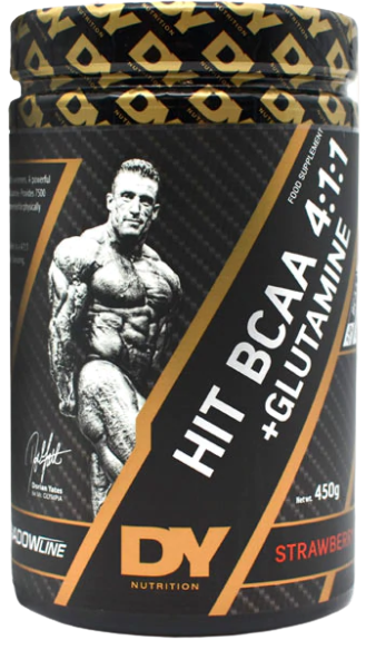 Dorian Yates HIT BCAA 4:1:1 + Glutamine, Strawberry - 450g