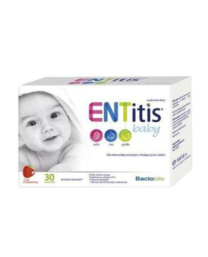 ENTitis Baby with Strawberry Flavor for Babies over 6 Months of Age with Strawberry Flavor 30 Sachets
